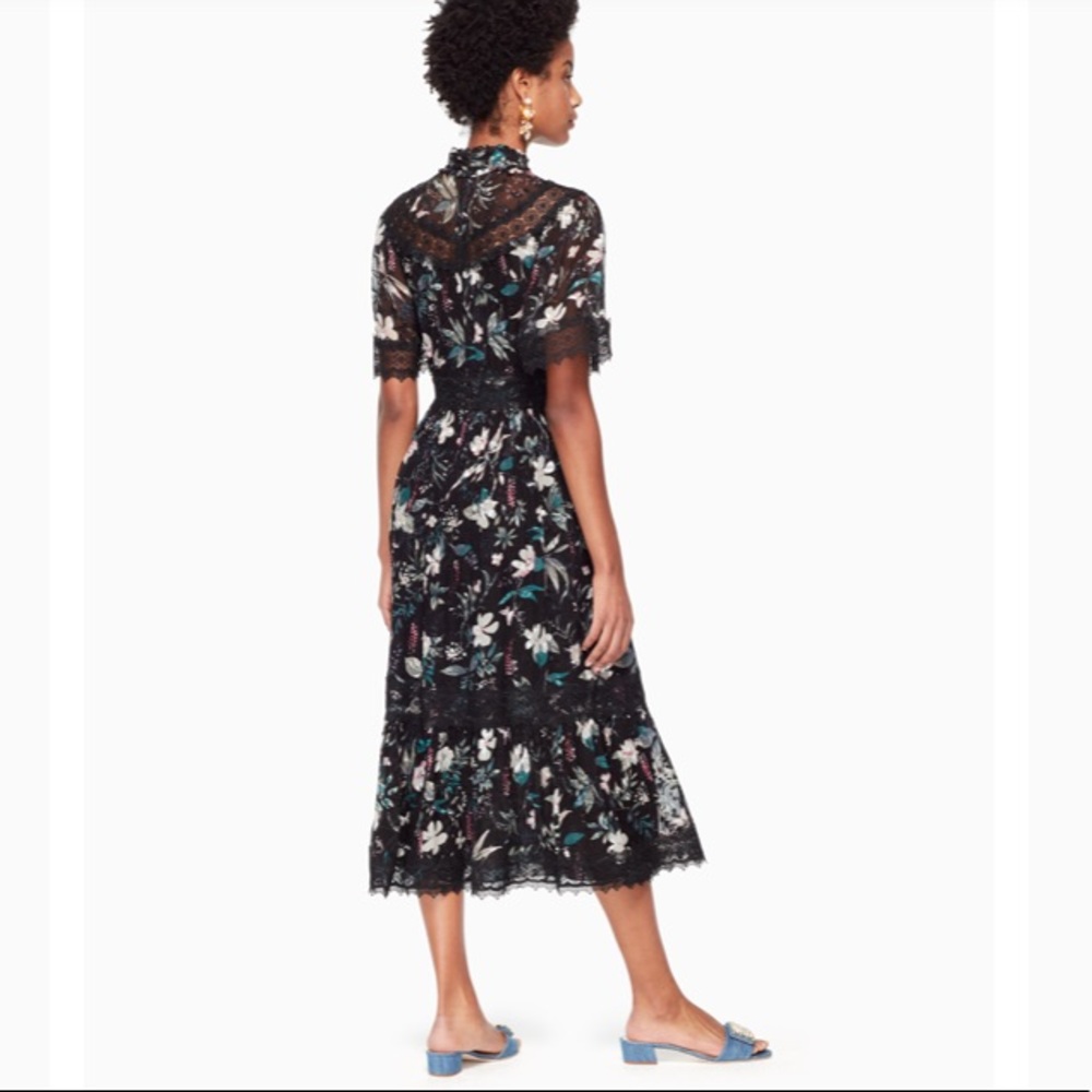 Kate Spade Botanical chiffon dress - Picture 6 of 7